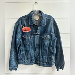 Polo Ralph Lauren Women’s Denim Trucker Nautical Patch Jacket